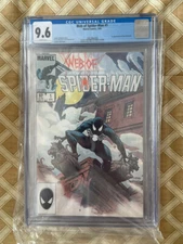 WEB OF SPIDER-MAN #1 CGC 9.6 NM+ WHITE PAGES 1985 MARVEL COMICS VESS COVER