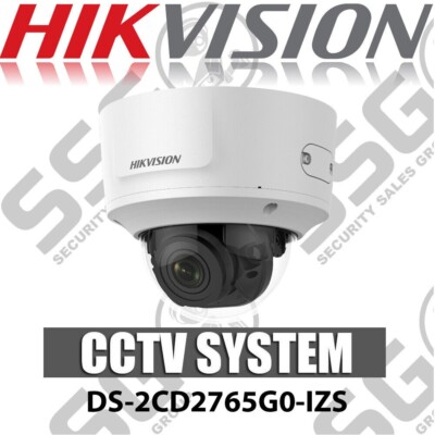 Hikvision DS-2CD2765G0-IZS 6MP IR motorisierte Varifocal Dome Netzwerkkamera CCTV