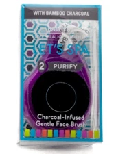 The Bathery LET'S SPA 2 Purify Charcoal Infused Gentle Face Brush