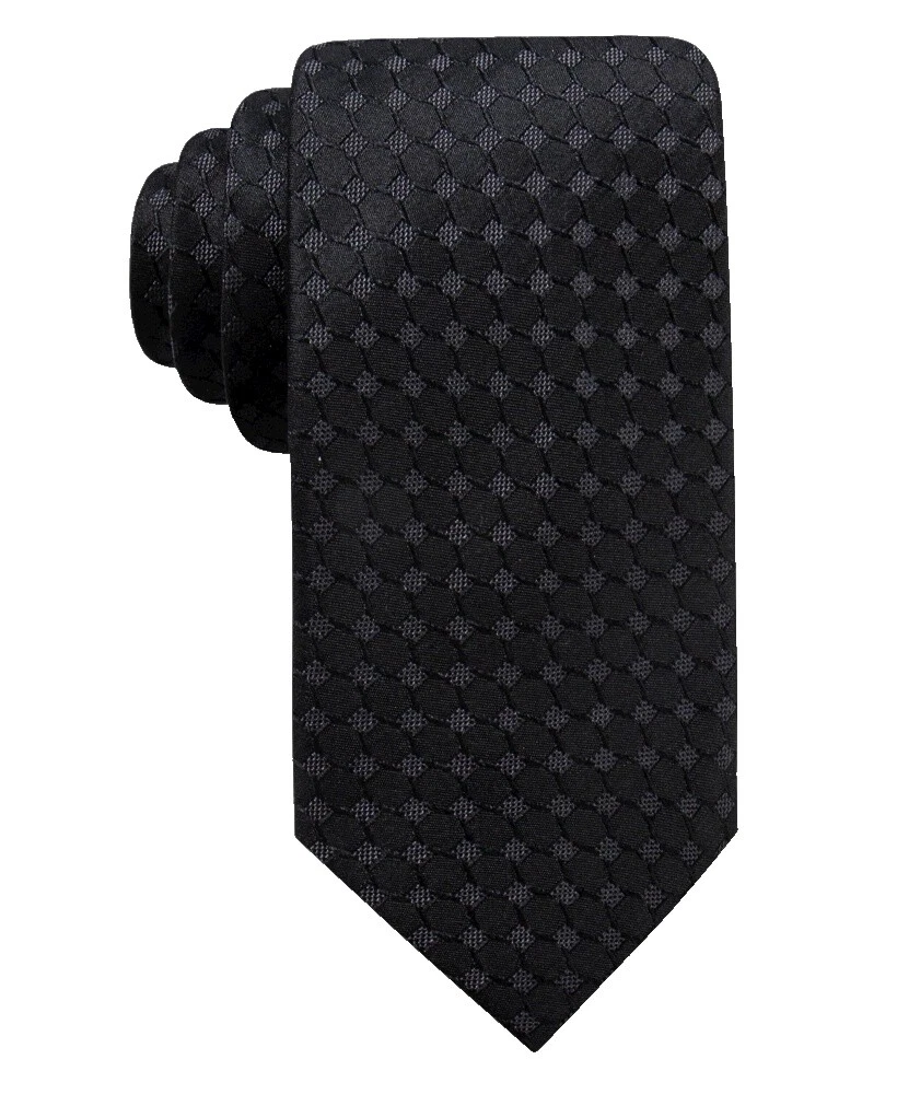 Lazos de seda 100% abstracto Negro para Hombres