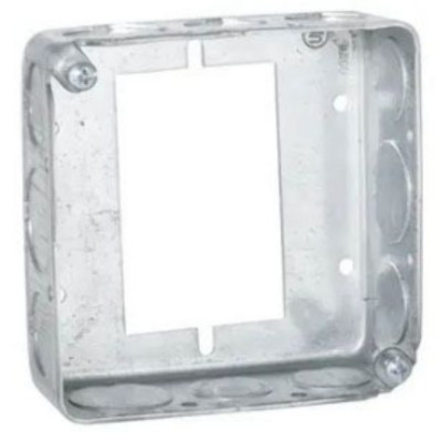 25 PK Raco (187) 4'' Square Extension Ring Drawn 1-1/2'' Deep
