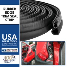 U-Shape Car Door Edge Trim Guard Molding Rubber Seal Strip Scratch Protector New