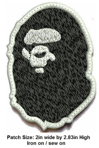 APE NEVER KILL EMBROIDERED patch Iron-on/sew on, Fast Shipping - Picture 3 of 3