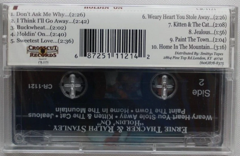 ERNIE THACKER CLINCH MOUNTAIN BOYS HOLDIN ON CASSETTE [NEW] XIAN PRIVATE PRESS Foto 2 de 4