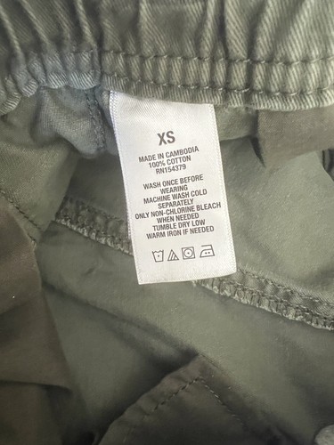 2 Aeropostale Cargo Pants Jogger Men's Size XS Camo Camouflage Navy Blue - Picture 8 of 10