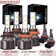 For Honda Accord 2013 2014 2015 Led Headlight Highlow Fog Light Bulbs Csp 6000k
