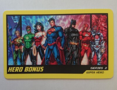 DC Arcade Game Coin Pusher Card - Series 2 Super Hero Bonus #008 - Batman, Flash
