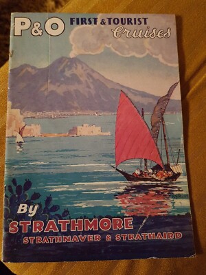 S.S. Strathmore Cruises Prospekt 1937 P&O Lines 