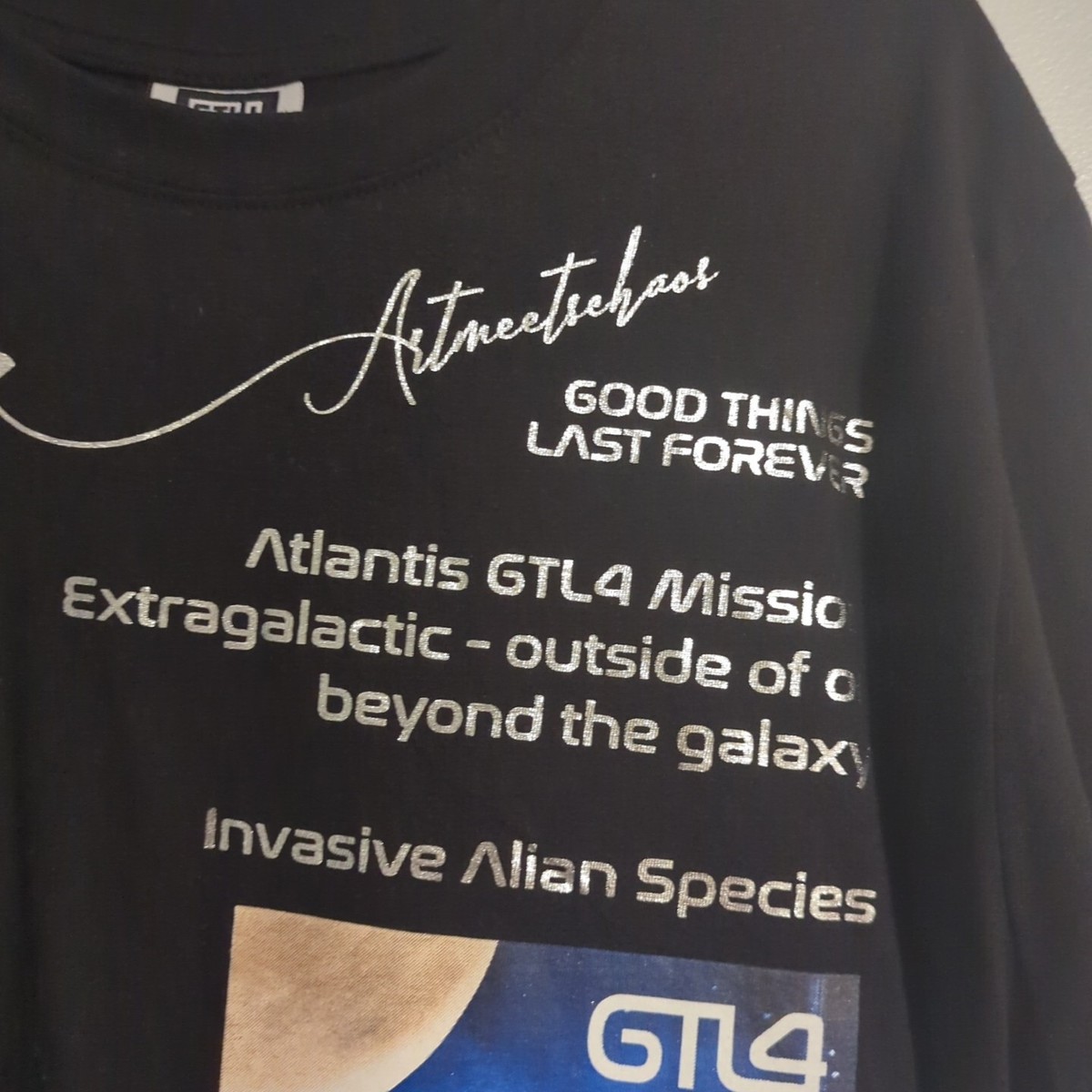 トップス everyone original logo L/S T-shirt Good Things Last Forever GTL4 Atlantis Mission, Men's XL NWTs