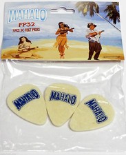 Mahalo Felt Pick Plectrum for Ukulele , Banjo & Guitar Pack of Three