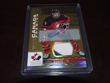2017-18 UD Team Canada Juniors josh brook #46 Patch Autograph 