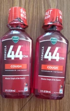 2 PACK VICKS FORMULA 44  FAST RELIEF 12 FL OZ EACH