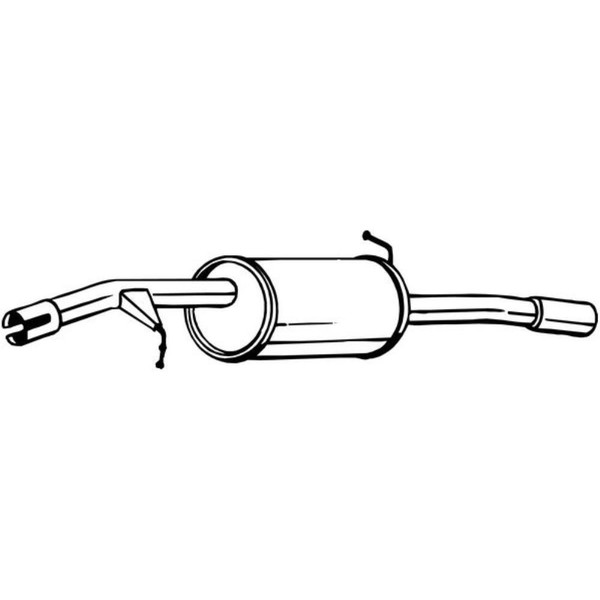 Bosal EndschalldäMpfer SchalldäMpfer Passend FüR CitroëN C3 II 135-123-image
