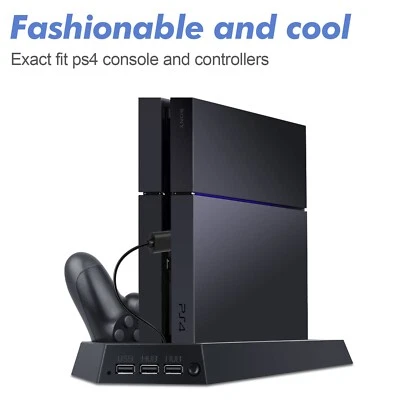 PS4 External Super Cooling Fan - Turbo Cooler Black for Playstation 4 UK