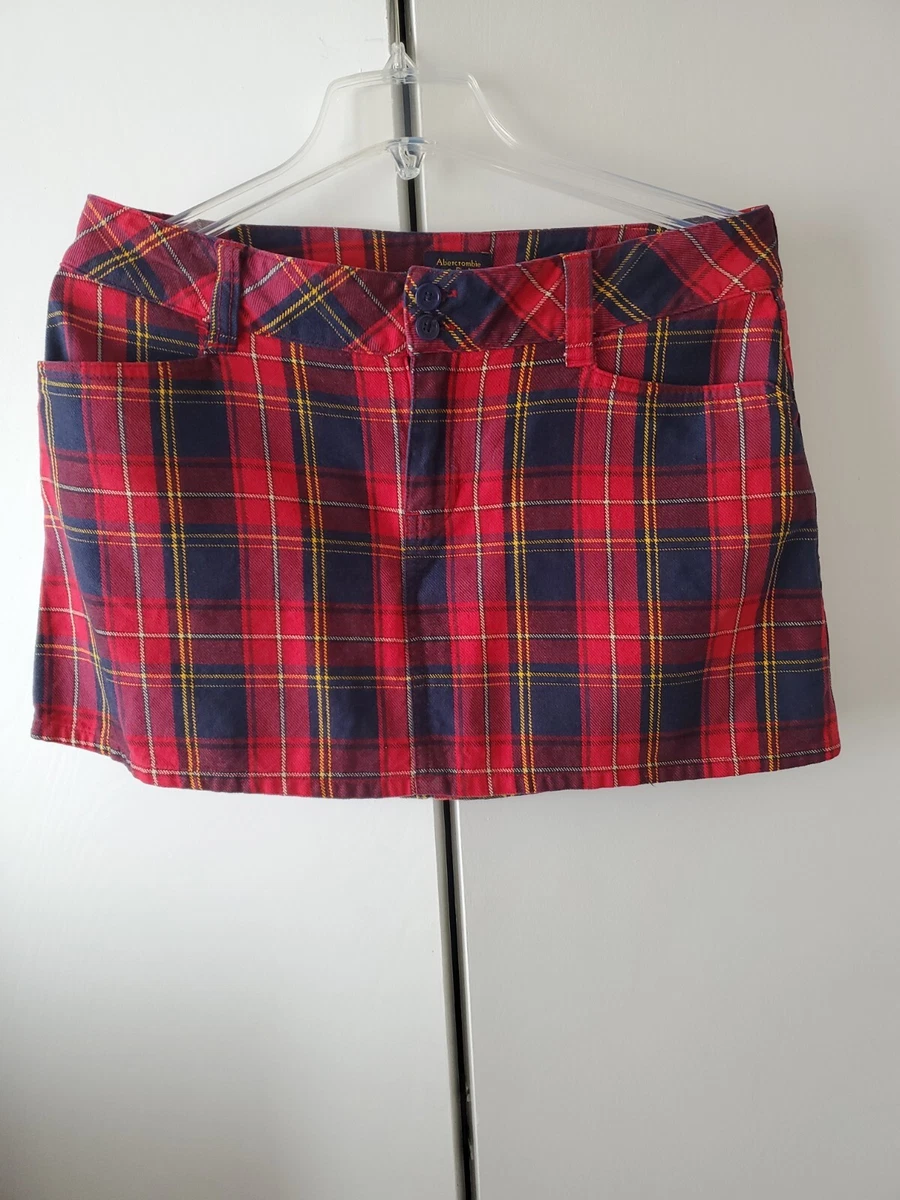 Plaid mini cheap skirt abercrombie