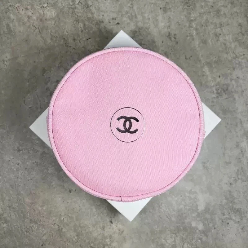 Chanel White Cosmetic Pouch