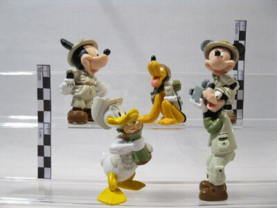 Donald, Micky, Minni, Goofy, Pluto  5 Figuren  Disney Safari Park 1999   60134