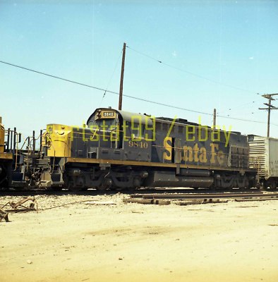 ATSF Santa Fe RSD15 #9840 @ San Bernardino CA - Color Railroad Negative ...