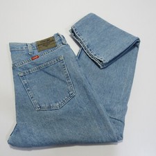 Wrangler VTG Mens Regular Fit Straight Leg Blue W 34/ L 30 REF M16957