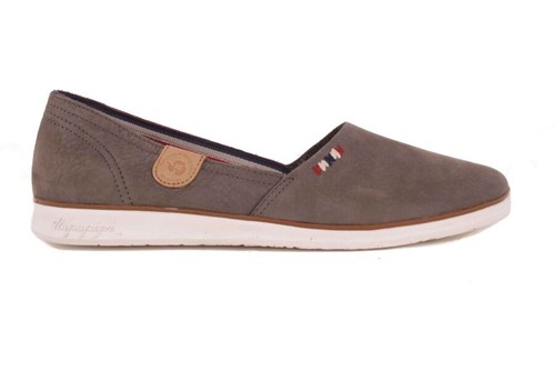 Napapijri Mujer Mocasines Zapatos Fia Gris Oscuro Talla 36 - Imagen 2 de 6