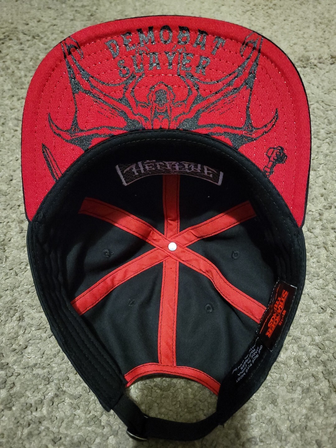 STRANGER THINGS HELLFIRE CLUB BASEBALL CAP - image 3