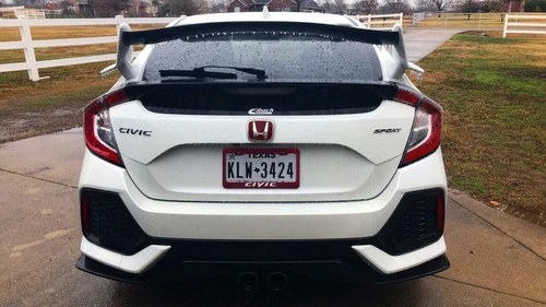 2X NEW Style Front Rear Red Badge Emblem For Civic Coupe 2016-2020 - Bild 3 von 13