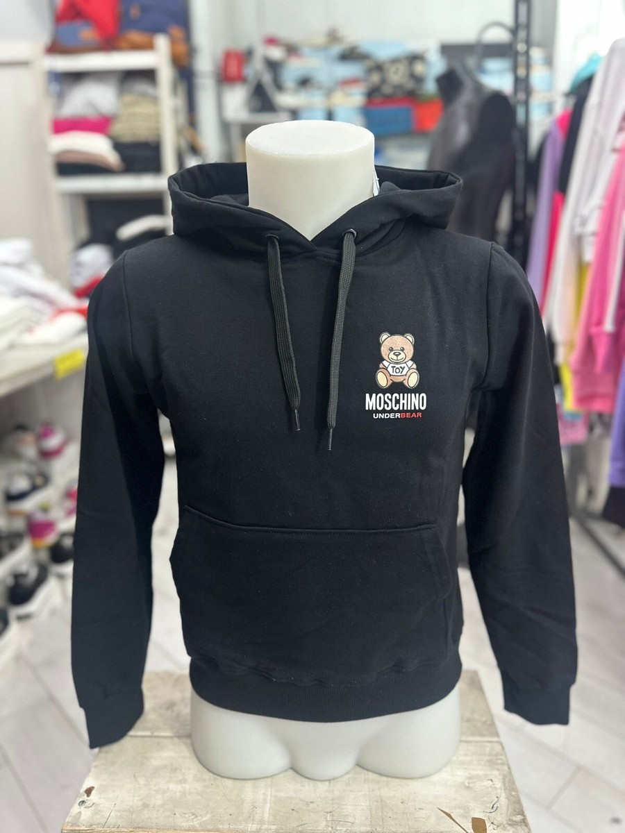 Moschino Women's Black Logo Sweatshirt Size M MS01 | eBay