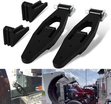2Pack Hood Latch Base Set For Kenworth T300 T600 T800 and Peterbilt 357 389 367