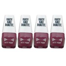 New Lot Of 4 Covergirl Katy Perry Katy Kat Matte Lipstick, Kitty Purry KP07