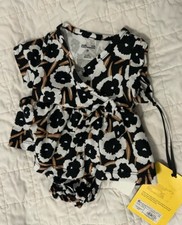 New NWT Diane Von Furstenberg Floral Faux Wrap Dress DVF for Target 0-3 Months