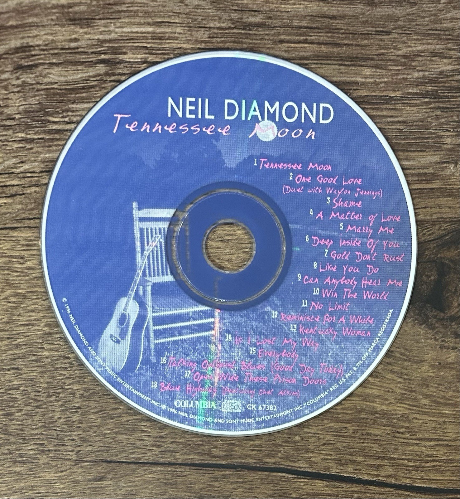 Tennessee Moon by Neil Diamond (CD, Feb-1996, Columbia (USA))