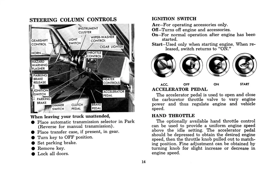 Camión Chevy 1972 10-30 manual del propietario Foto 4 de 4