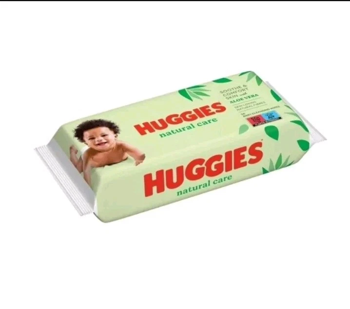 Huggies - 10 Packs - Baby Wet Wipes, Natural Care, 56 Ct Each** WITH ALOE VERA**