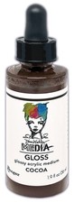 Dina Wakley Media Gloss 2oz Dropper Style-Cocoa