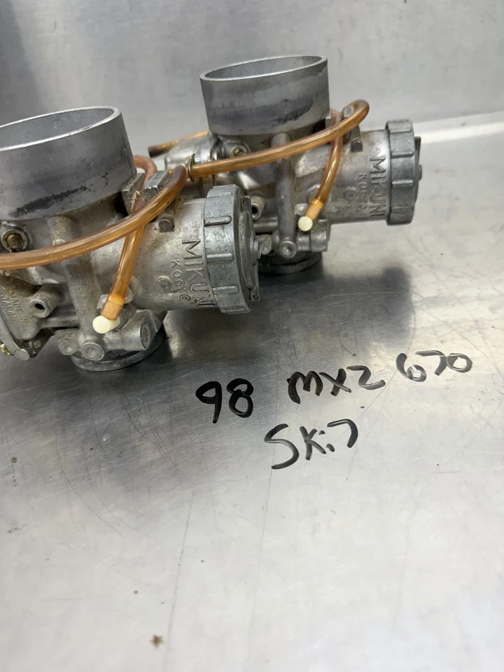 97 98 Ski-doo MXZ Summit Formula Z 670 OEM Carburador VM 40-101 Juego 40 mm Carbohidratos Foto 4 de 4