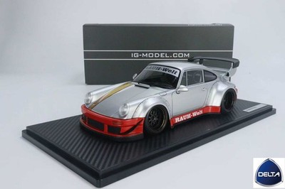 1/18 Ignition Model Ig RWB Porsche 911 930 In Sliver/red Ig2480