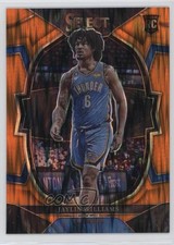 2022-23 Panini Select Concourse Orange Flash Prizm Jaylin Williams #99 19l2