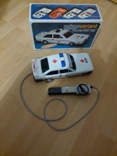 Ddr Spielzeug ANKER Fernlenkauto SMH Fiat Coupe RARITÄT Blaulicht OVP EXPORT