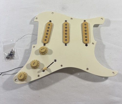 1989 Squier II Stratocaster E-Series MIK Korea Loaded Pickguard White w/ HW