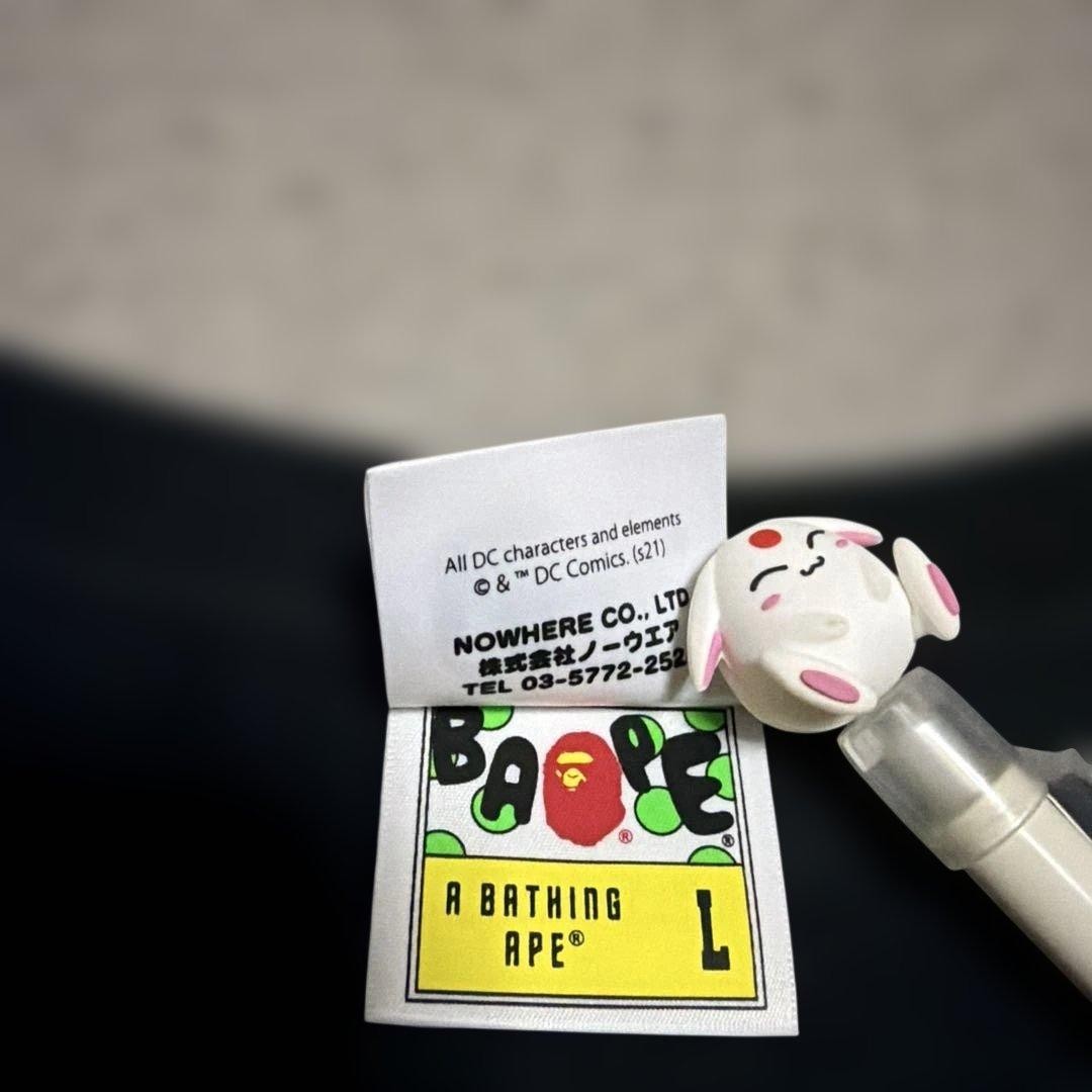 APE BAPE DC COMICS BATMAN RONT T-SHIRT L BLACK 596676 thumbnail 6