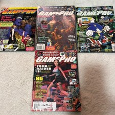 Gamepro Lot of 4 Nov 1995. Dec 1998. Dec 1996. July 2001 Vintage Gaming Magazine