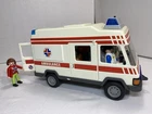 PLAYMOBIL 3925 Ambulance. Vintage 2000. With Figures. Lights Work!