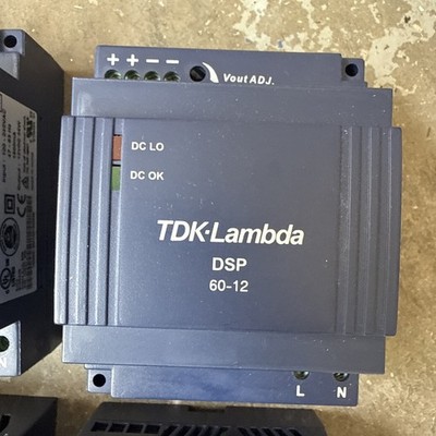 LAMBDA DSP60-12 OUTPUT 12VDC 54W INPUT 100-240VAC 1500mA POWER SUPPLY