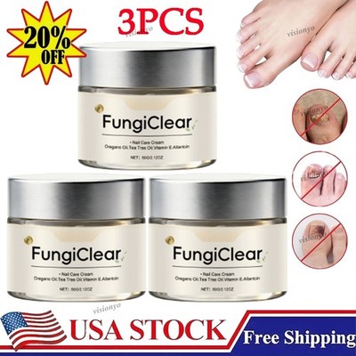 3PCS FungiClear Phrena Nail Care Creams With Tea Tree Oil,Oregano Oil,Vitamin
