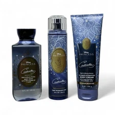 Bath & Body Works Disney Princess Cinderella 3-Piece Set Mist Cream & Body Wash