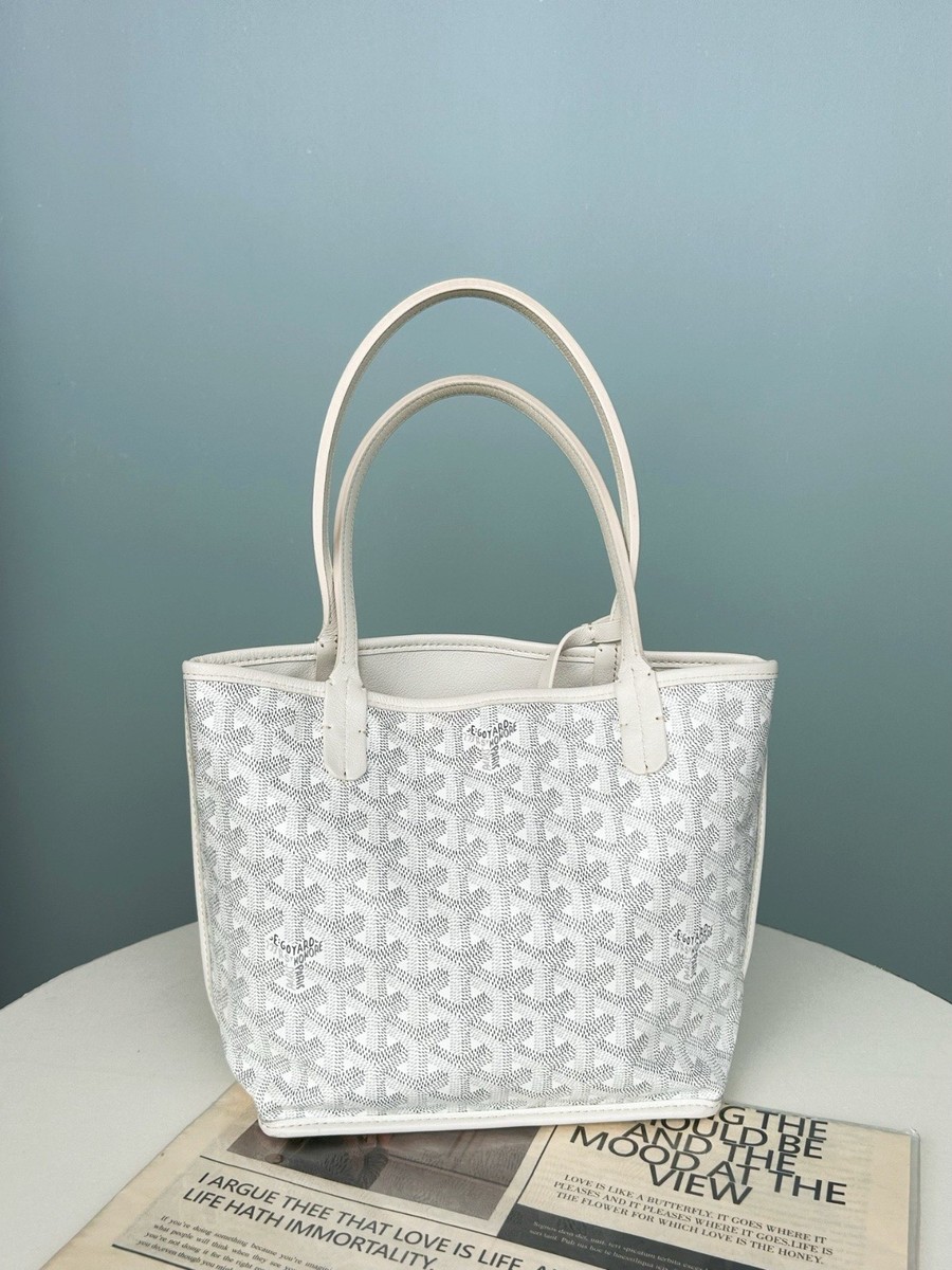 Goyard Monogram Tote Mini Shoulder Bag White Women Fashion | eBay