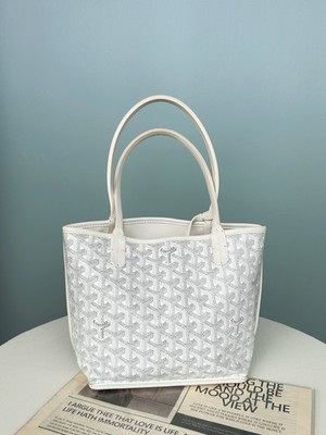 Goyard Monogram Tote Mini Shoulder Bag White Women Fashion | eBay