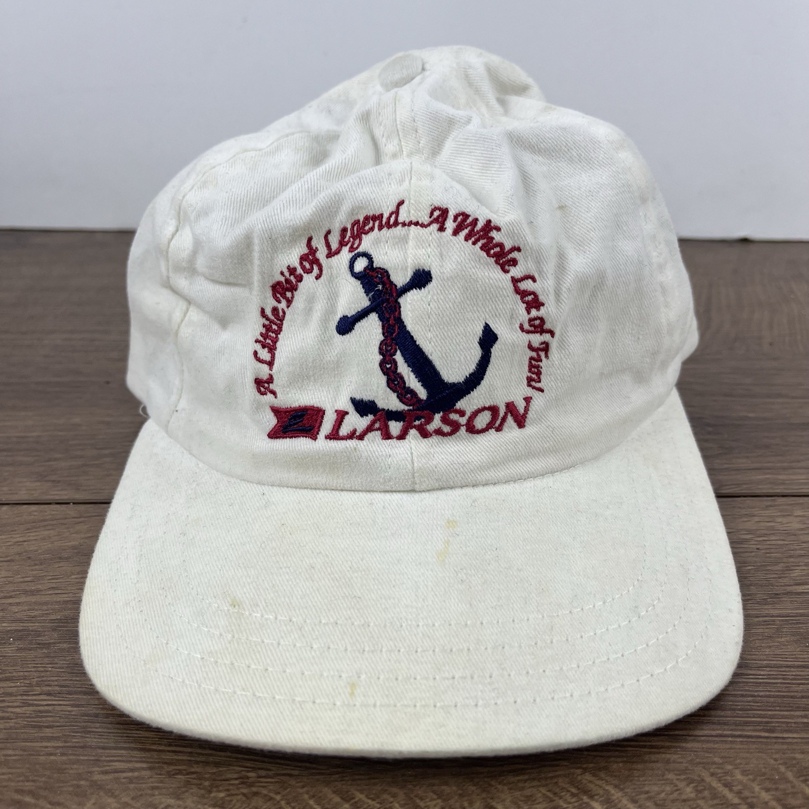Larson Hat Larson Adjustable Hat White Hat Adjust… - image 5