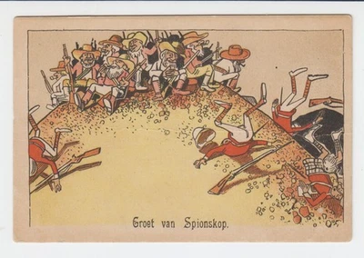 Propaganda Postcards of Boer War in South Africa Inc. disastrous  Spion Kop. - Photo 1/4