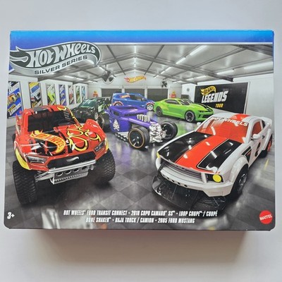 Hot Wheels Legends Tour Box Set Silver Series Bone Shaker F-150 Baja Truck New